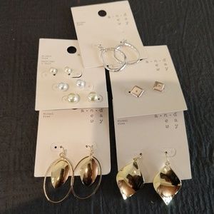 Bundle of 5 beautiful pairs of brand new earrings